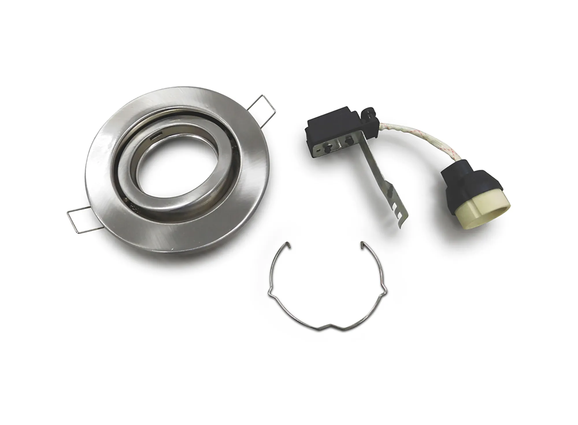 Hudson GU10 Adjustable Downlight, Cut Out 84mm Satin Nickel D0031  Deco Hudson
